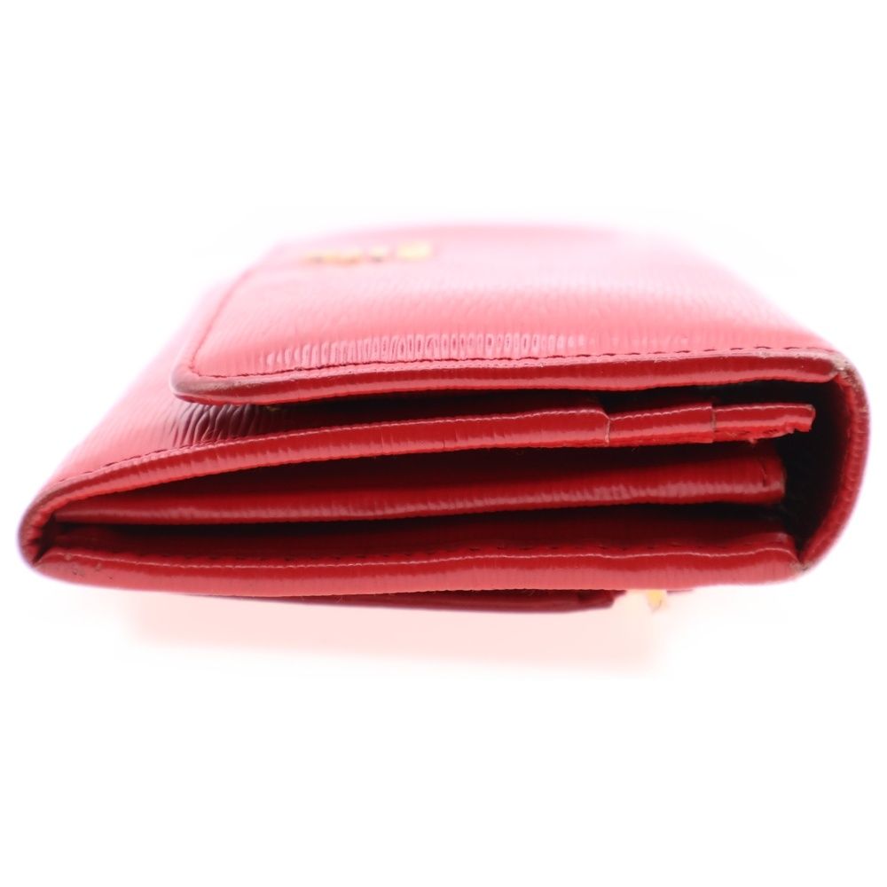 【みみ出品】PRADA 赤 サフィアーノ 長財布 PRADA プラダ 長財布 サフィアーノ レッド PRADA（レッド⁄赤色系）の