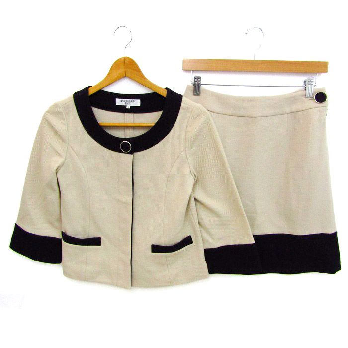 ナチュラルビューティーベーシック スーツ セットアップ 上下セット