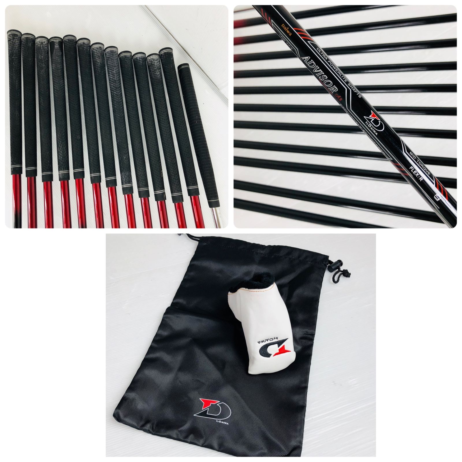 advisor メンズ　ゴルフクラブセット　豪華13本セット　DAIWA 豪華 13本 DAIWA ADVISOR ダイワ アドバイザー メンズ ゴルフ