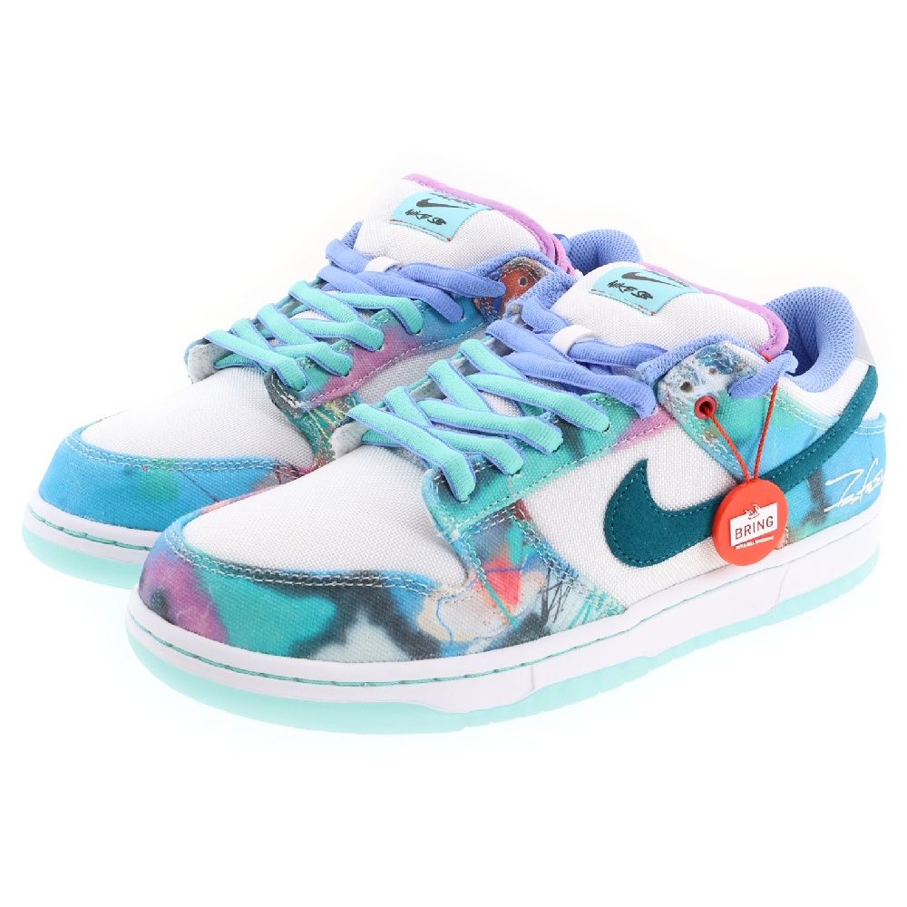 NIKE SB (ナイキエスビー) × Futura Laboratories DUNK LOW OG QS HF6061-400 フューチュラ ラボラトリーズ ダンクロー ローカットスニーカー シューズ ホワイト/マルチ US9/27.0cm