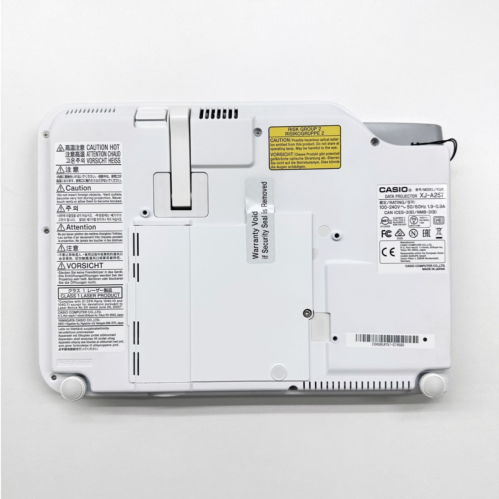 CASIO プロジェクターXJ-A257 美品ランプ時間78h