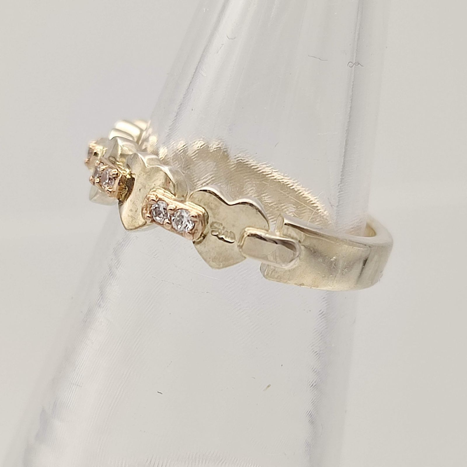 【正規品】 STAR JEWELRY k18,silver925 リング OXIDIZED SILVER STAR RING(2SR1425)SV925 リング｜スター