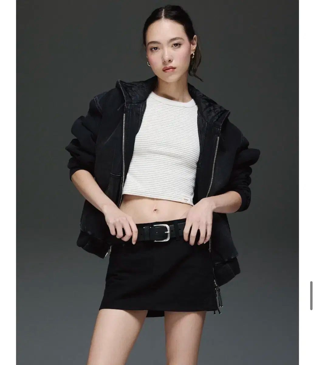 GLOWNY グロウニー THE BELLA SKIRT ブラック S