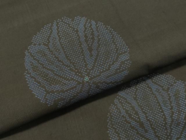 平和屋着物○本場大島紬 古代染色純泥染 仙太織物 仙太郎創作 9マルキ