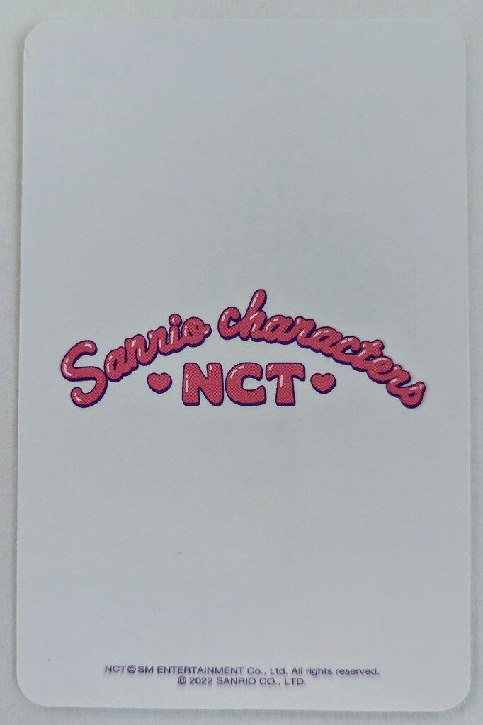 NCT RANDOM TRADING CARD SET SUNGCHAN NCT×SANRIO TOWN A
