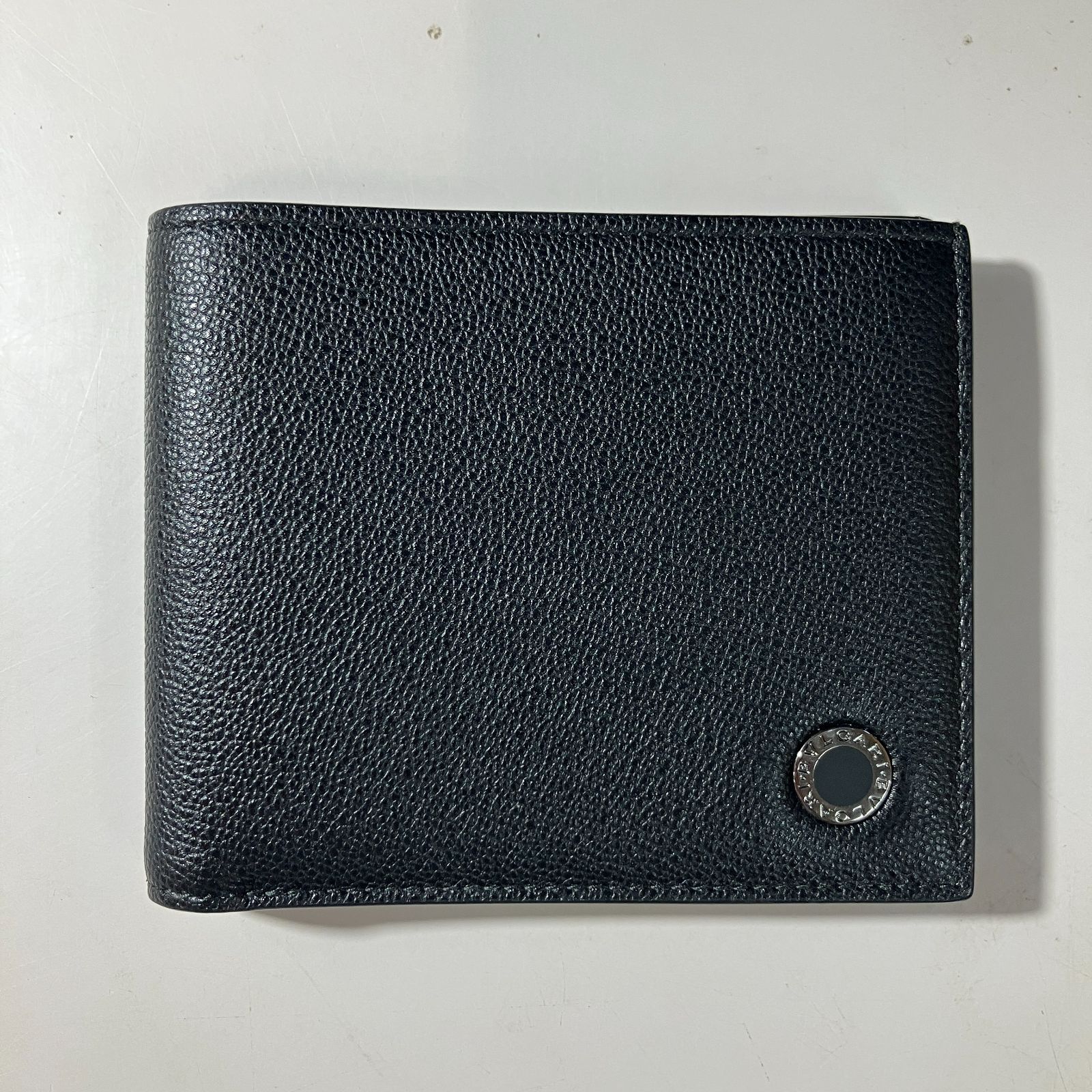 むつ85-092801 BVLGARI ブルガリ･マン 二つ折り財布 併売 メンズ