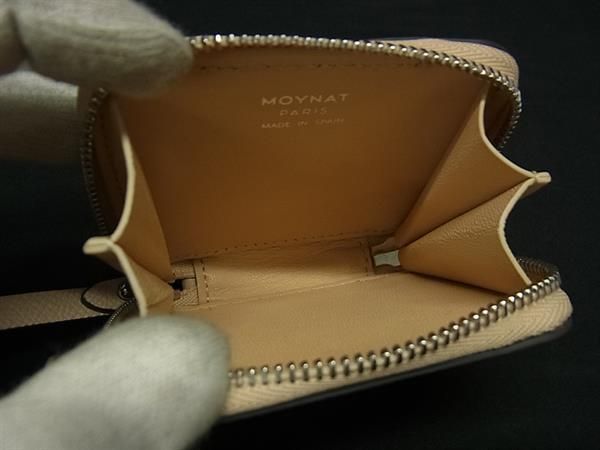 □極美品□ MOYNAT モワナ レザー ラウンドファスナー コインケース  