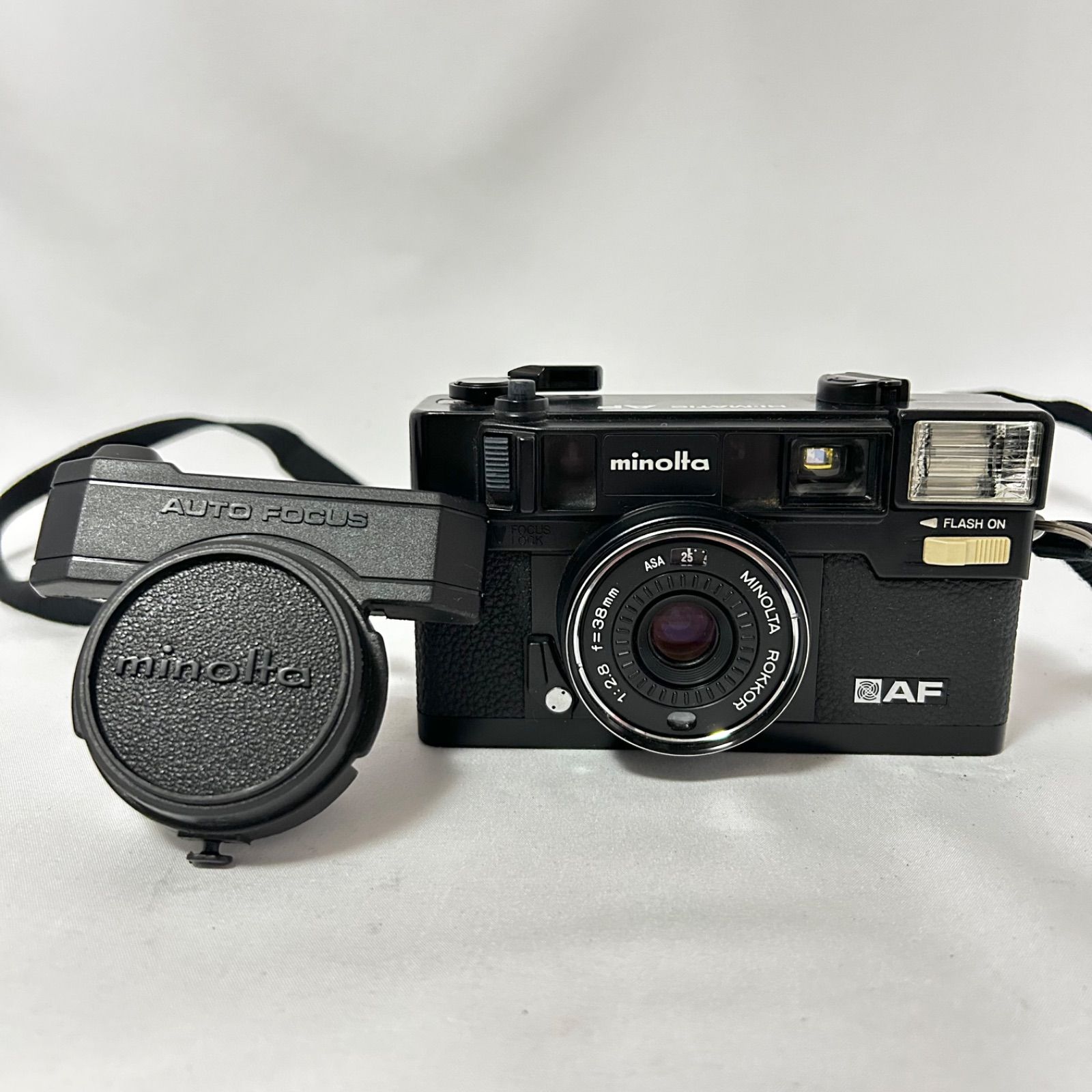 完動品 ミノルタ MINOLTA HI-MATIC AF 38mm F2.8 レンズキャップ付 252