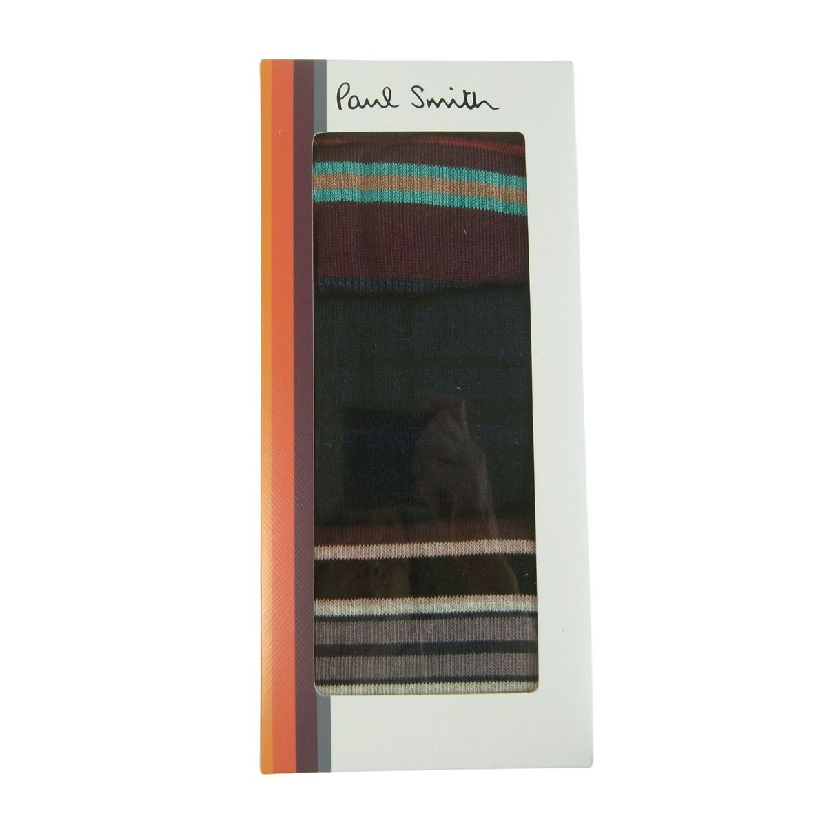 Paul Smith ポールスミス 靴下 ◆新品◆ ソックス メンズ おしゃれ Stripe ストライプ ネイビー 3足 ヨーロッパ直輸入 英国 イギリス PA-1437