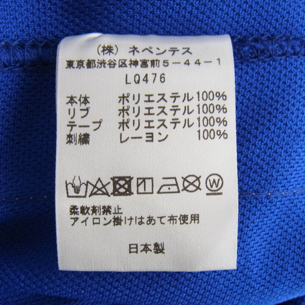 ニードルス Needles LQ476 サイズ:L ロゴ刺繍ジャージースウェット 中古 FK04 NEEDLES ニードルス 22AW L⁄S MOCK NECK TEE C⁄PE BRIGHT