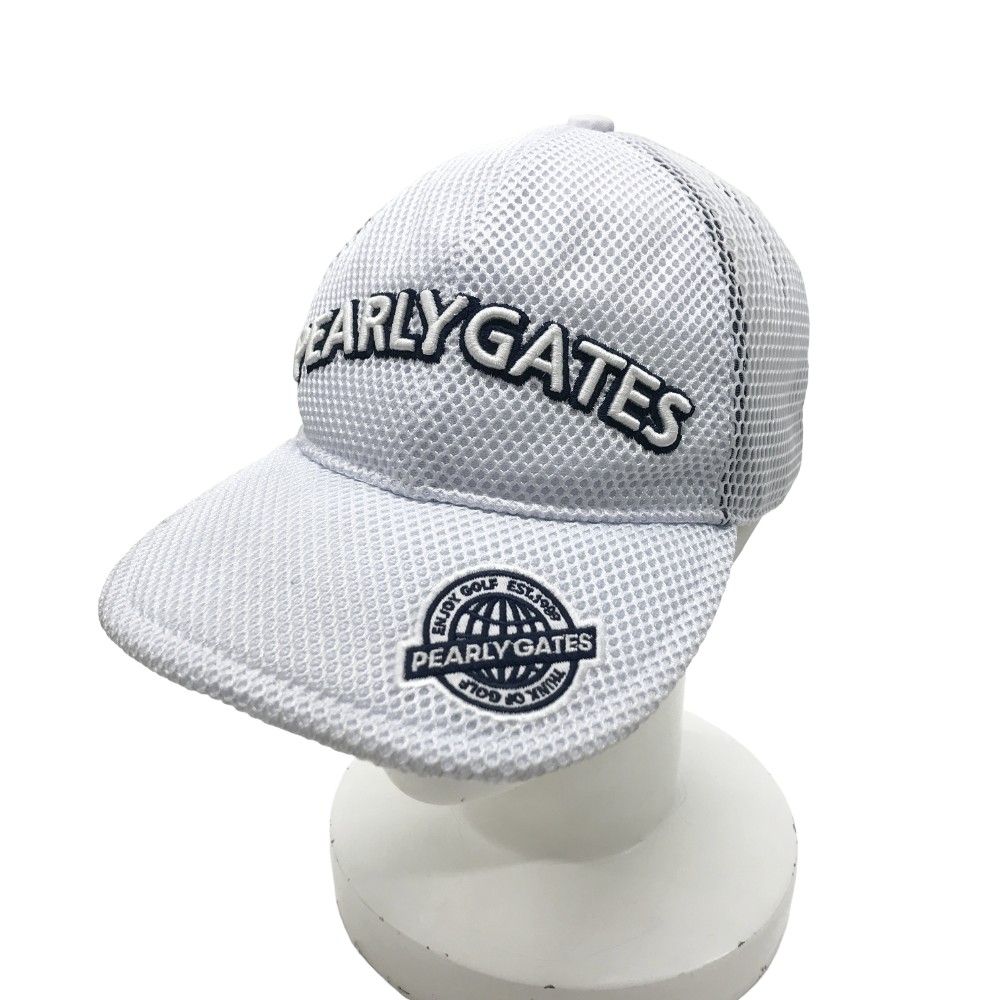 PEARLY GATES パーリーゲイツ 2022年モデル メッシュキャップ ホワイト系 FR [240101242276] ゴルフウェア ストスト  - メルカリ