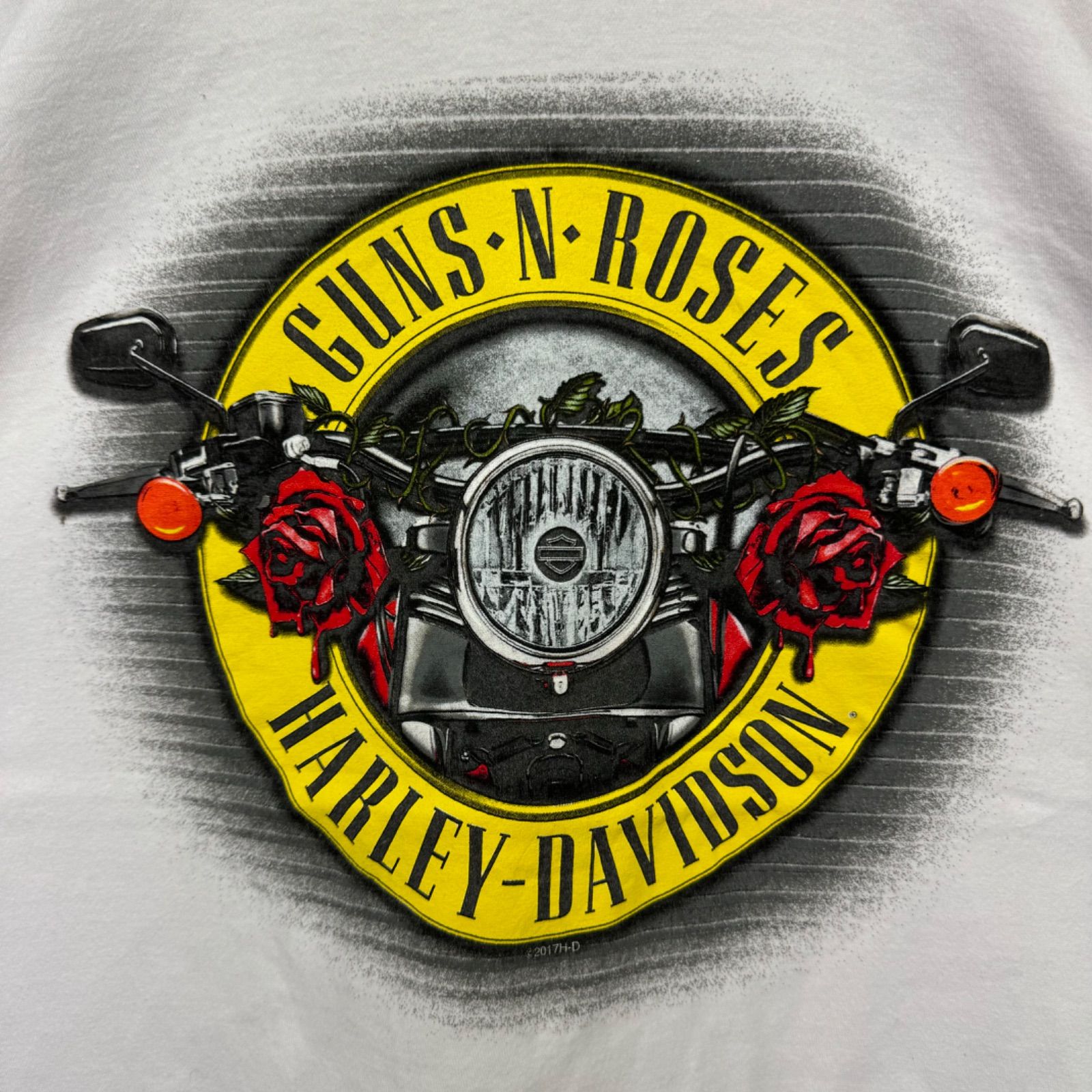 HARLEY-DAVIDSON GUNS N ROSES Print T-shirt Tee ガンズアンド 