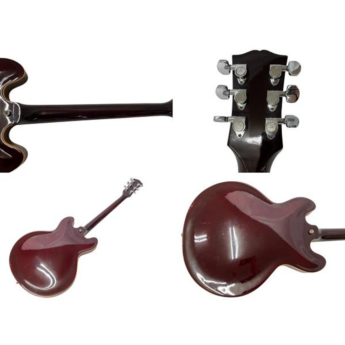 Navigator ES-335 タイプ チェリー セミアコ ナビゲーター ギター 中古