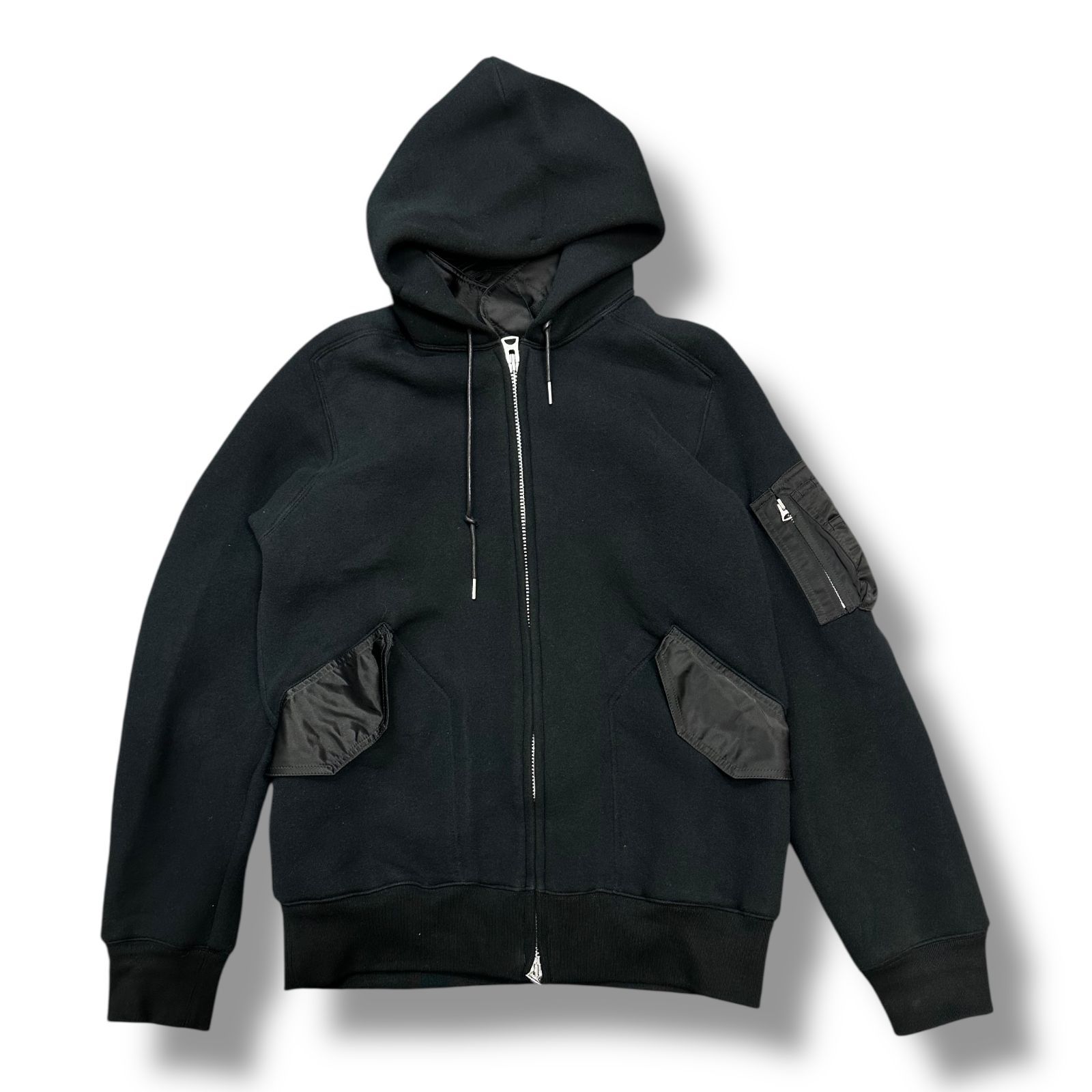 完売品 サカイ Sacaiスポンジ スウェット　フーディーパーカー　グレー 中古・古着通販】sacai (サカイ) Sponge Sweat Hoodie/スポンジ
