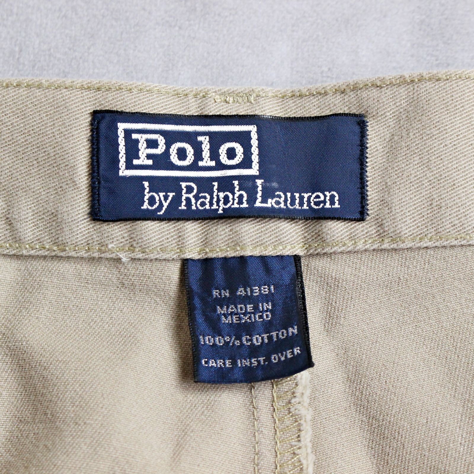 Ralph Lauren】90s ポロチノ ANDREW PANT ツータック W38
