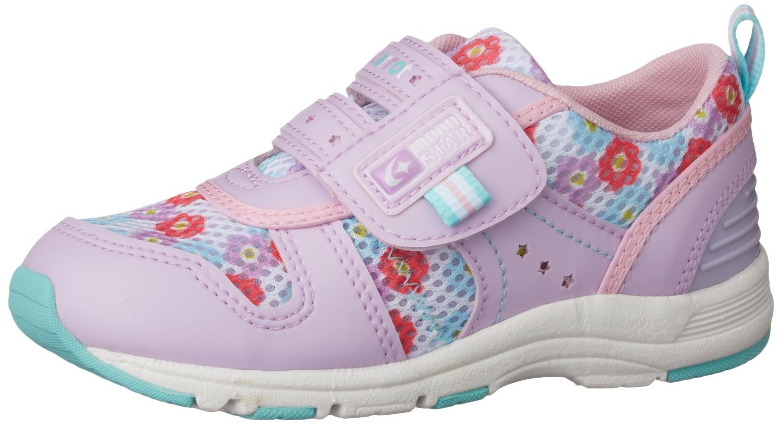 【特価セール】2Eパープル 16.5 C21462175 CR 女の子 男の子 キッズ 0.5cm有 cm 14~21cm 幅広 2E/3E 運動靴 スニーカー [キャロット]