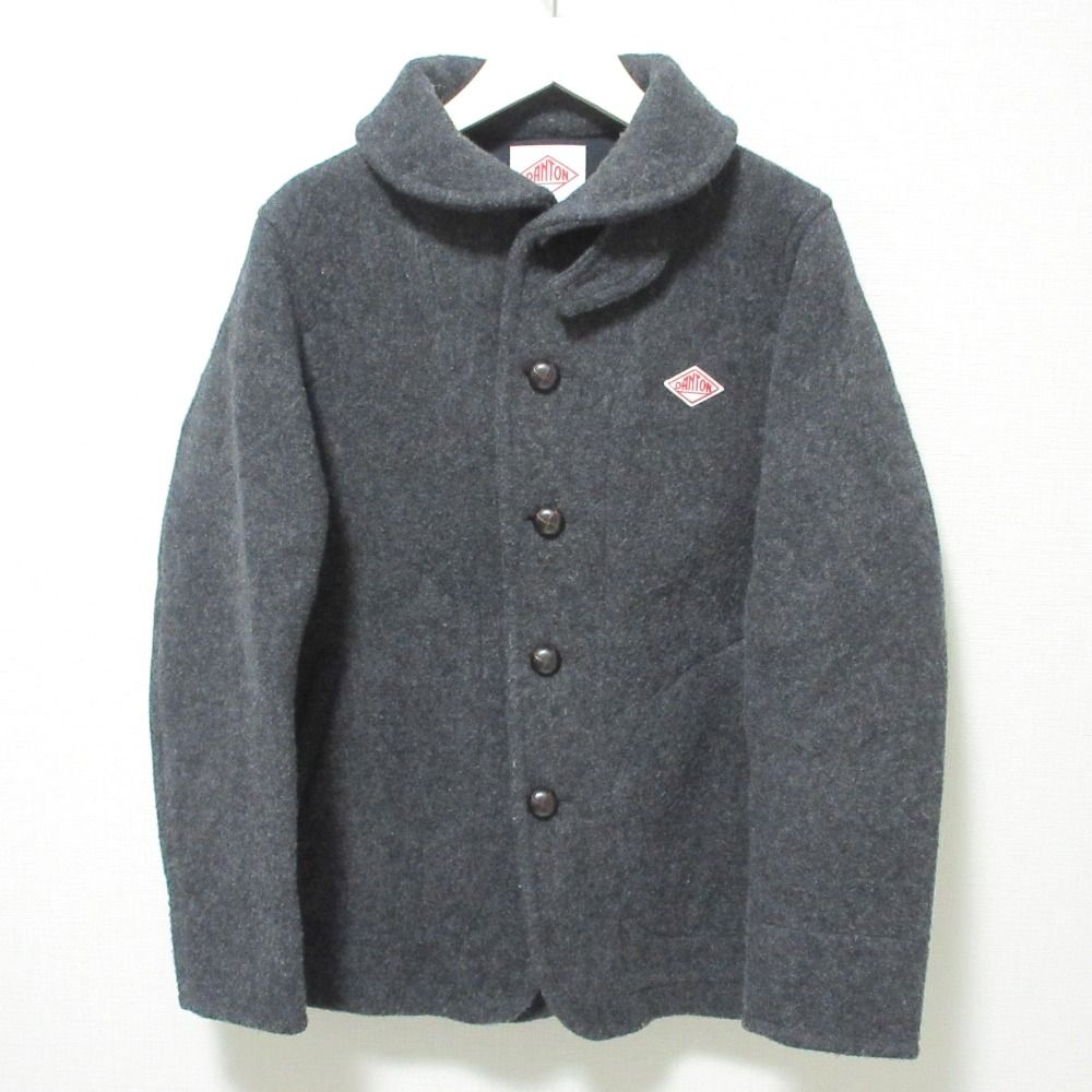 美品 DANTON ダントン ウールモッサジャケット JD-8243 36 