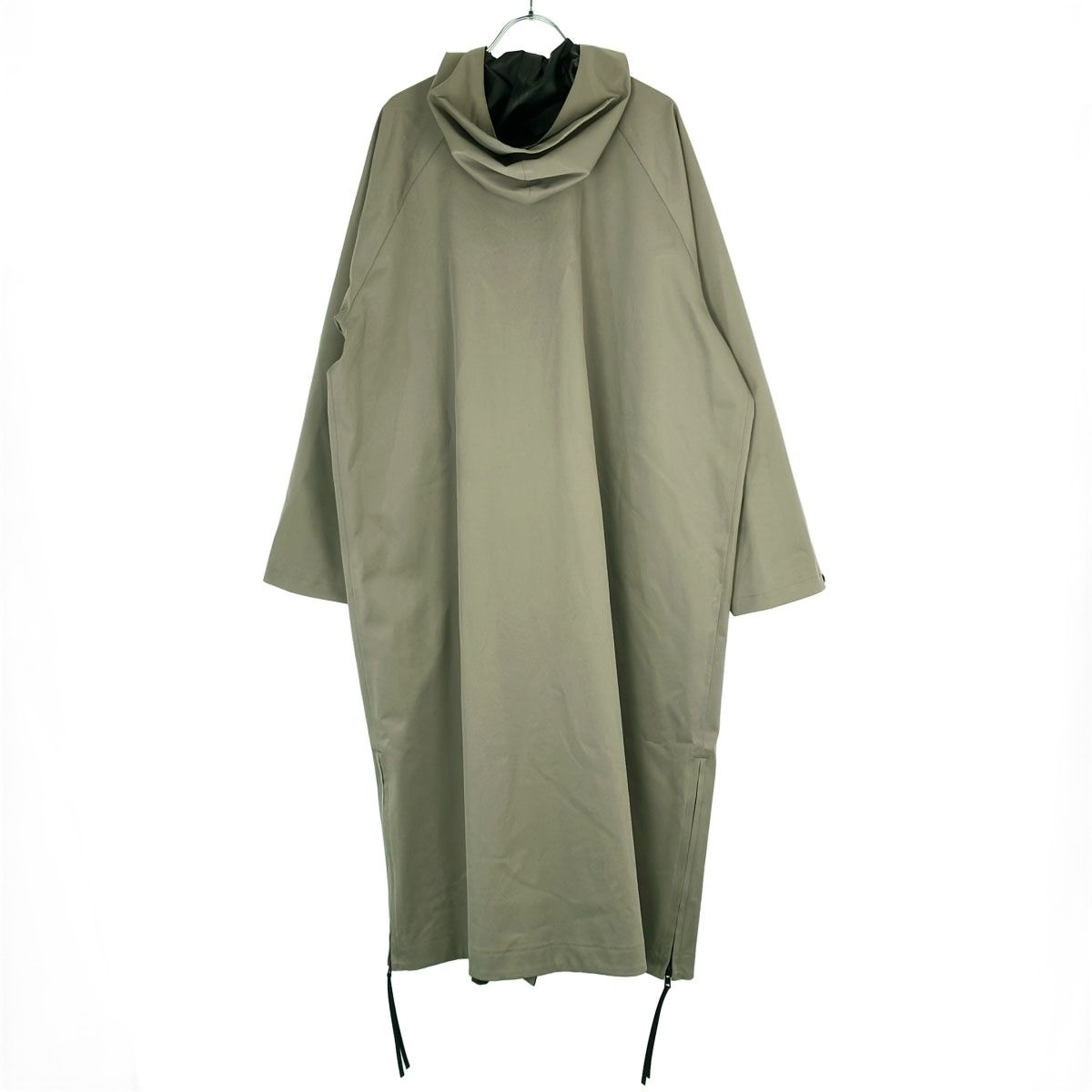 HYKE フード付きロングコート ハイク カーキ HYKE ハイク 20SS DECK PARKA COAT フーデッドロングコート 201-17234