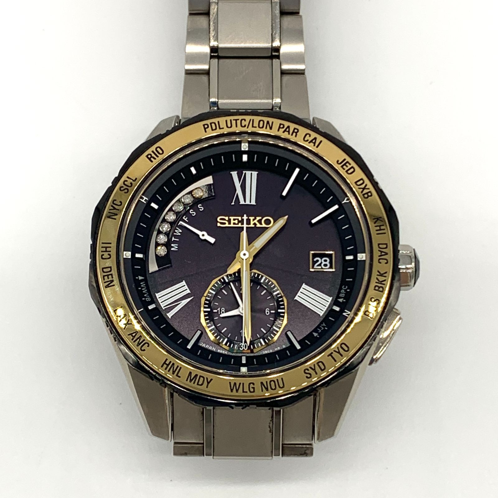 ▽SEIKO ブライツ ソーラー電波時計 SAGA186 8B54-0BG0 - メルカリ