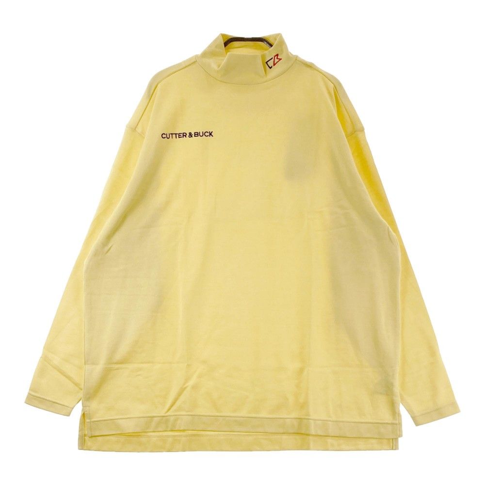 サイズ：3L CUTTERu0026BUCK カッターアンドバック  ハイネック 長袖Tシャツ  イエロー系 [240101369279]# ゴルフウェア メンズ ストスト