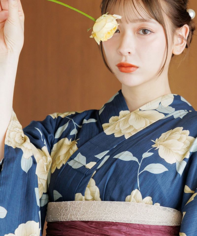 洋花の薔薇重ね】 Dita official 2025 浴衣 5点セット レディース 2025