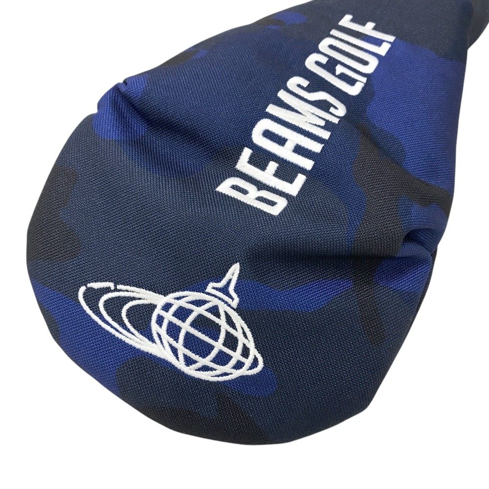 BEAMS GOLF ビームスゴルフ ヘッドカバー 3点セット ロゴ刺繍 カモフラ柄 ネイビー系 DR FW×2 240101544064 ゴルフウェア ストスト WHITEMONARCHHOTEL_COM