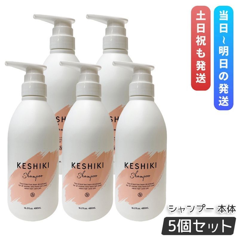 5本セット】ケシキ シャンプー 480ml 【公式通販】