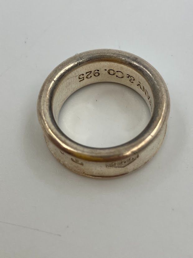 TIFFANY&Co】ティファニー ナローリング 1837 シルバー925 6号