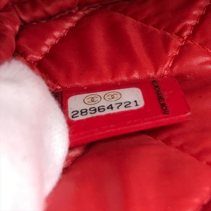 保管品 CHANEL シャネル ココマーク マトラッセ キャビアスキン ポーチ