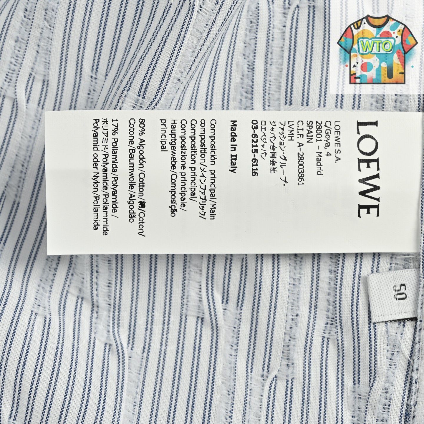 ロエベ　シャツ LOEWE - ロエベ LOEWE シャツの通販 by KOMEHYO ONLINE ラクマ店
