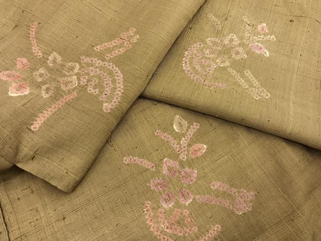 平和屋着物○生紬 絞り 花籠文 正絹 逸品 未使用 BAAT3193hv - メルカリ 