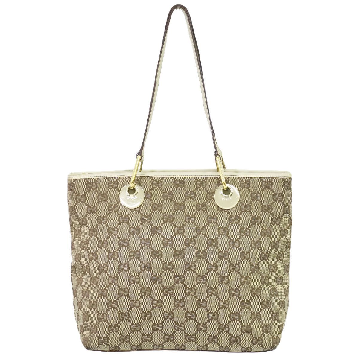 本物 グッチ GUCCI GGキャンバス トートバッグ ハンドバッグ