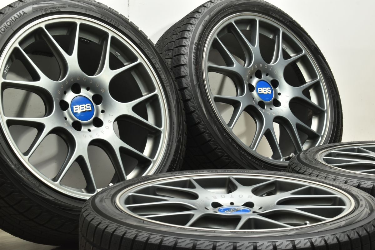 バリ溝 BBS ジャーマニー CH-R CH122 19in 8.5J 40 PCD112 2025年製 ヨコハマ アイスガード iG70 245|40R19 アルテオン W213 Eクラス