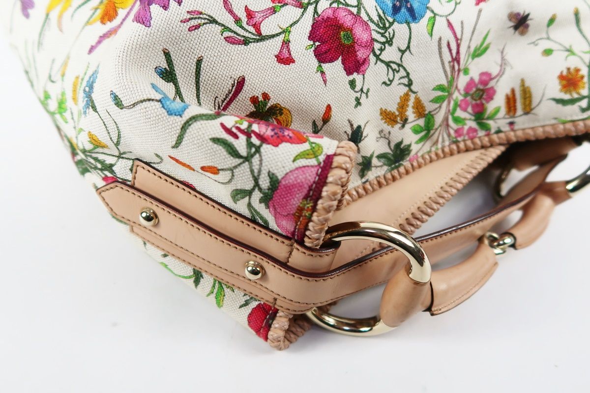 超美品】GUCCI グッチ フローラ ハンドバッグ 花柄 ハンド ブランド鞄