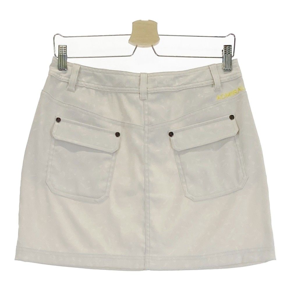 サイズ：M ADMIRAL アドミラル ストレッチスカート 総柄 ベージュ系