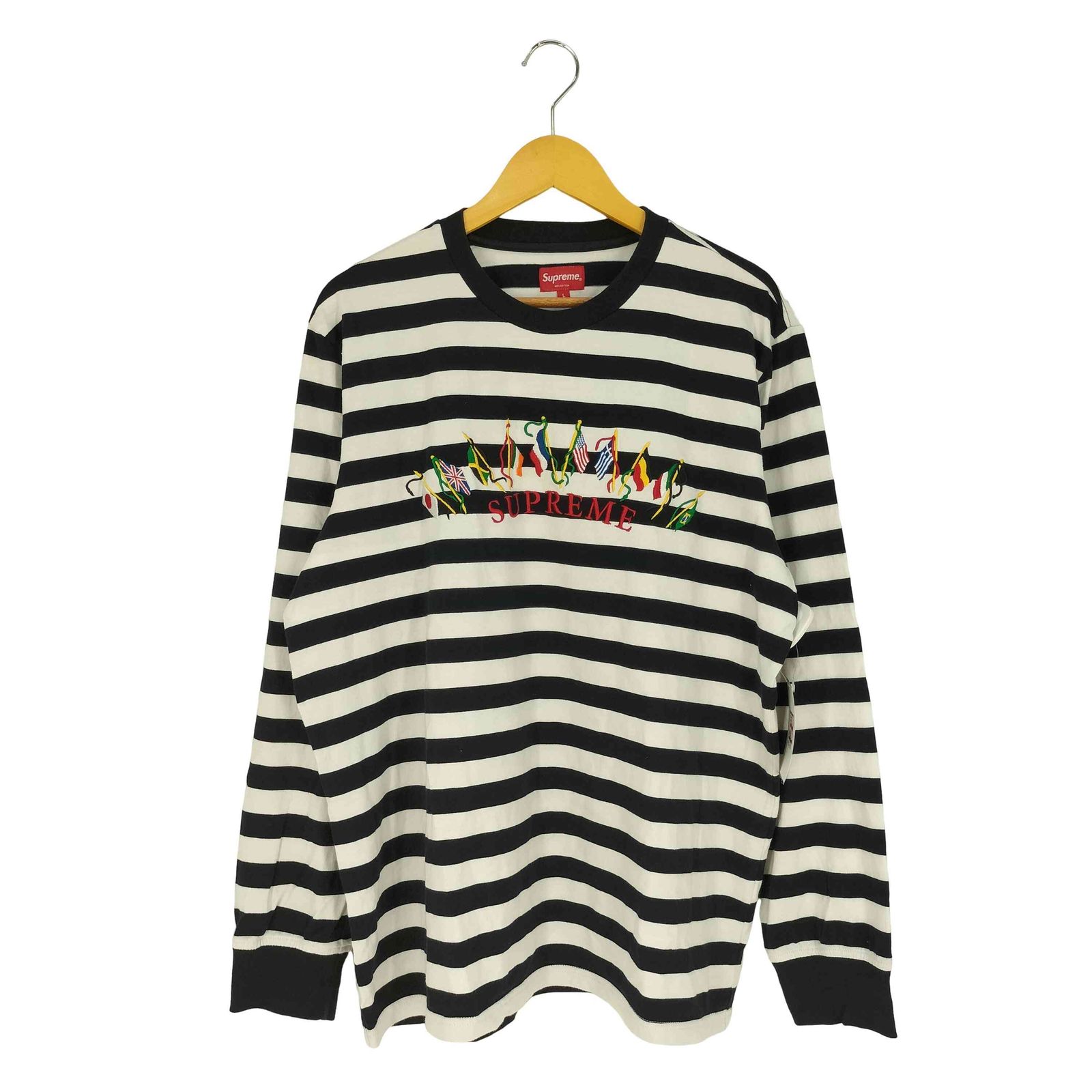 シュプリーム Supreme Flags L/S Top フラッグ ロングスリーブ トップ 