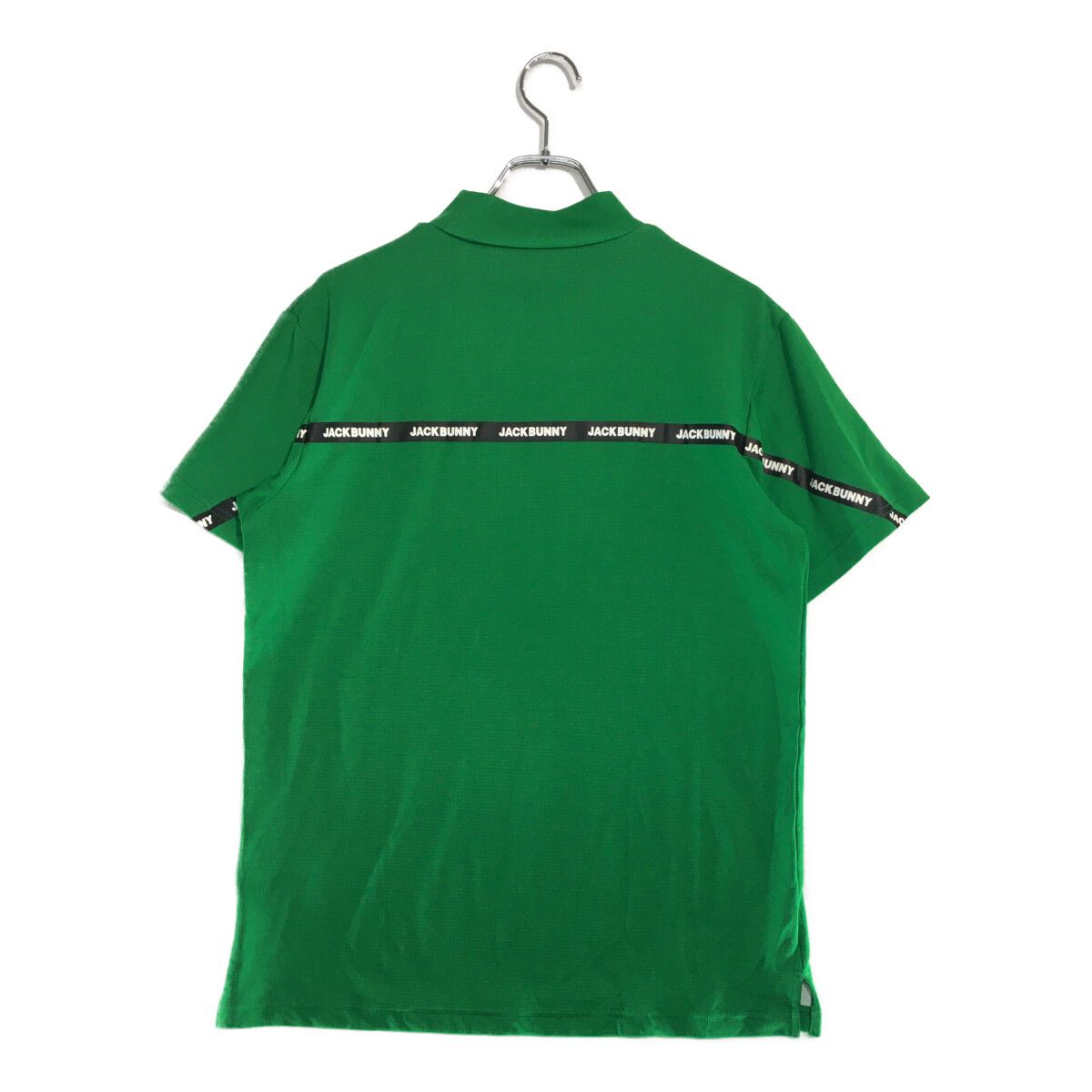 グリーン　L　サイズ　5 ジャックバニー　ハーフジップシャツ　ゴルフウェア 中古 メンズ ジャックバニー Jack Bunny!! 半袖シャツ 5(L