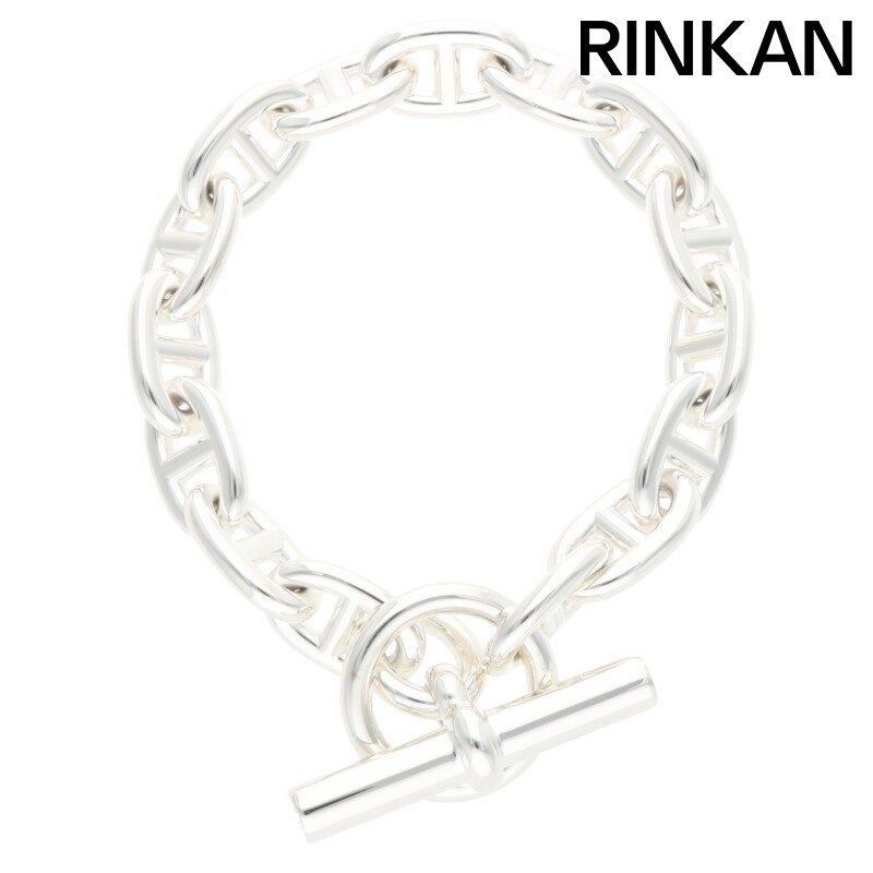 エルメス  Chaine d'Ancre MM シェーヌダンクルMMシルバーブレスレット メンズ 15LINK