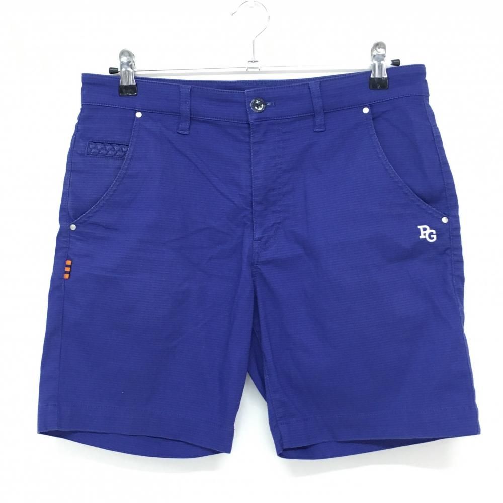 特価パーリーゲイツ ハーフパンツ ブルーパープル ポケット口編み込み ストレッチ  メンズ 4(M) ゴルフウェア PEARLY GATES