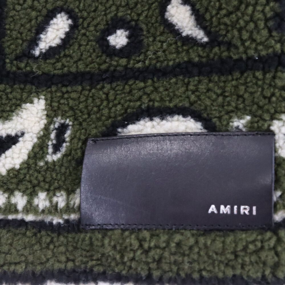 AMIRI (アミリ) Printed Bandana Polar Fleece Jacket バンダナ柄