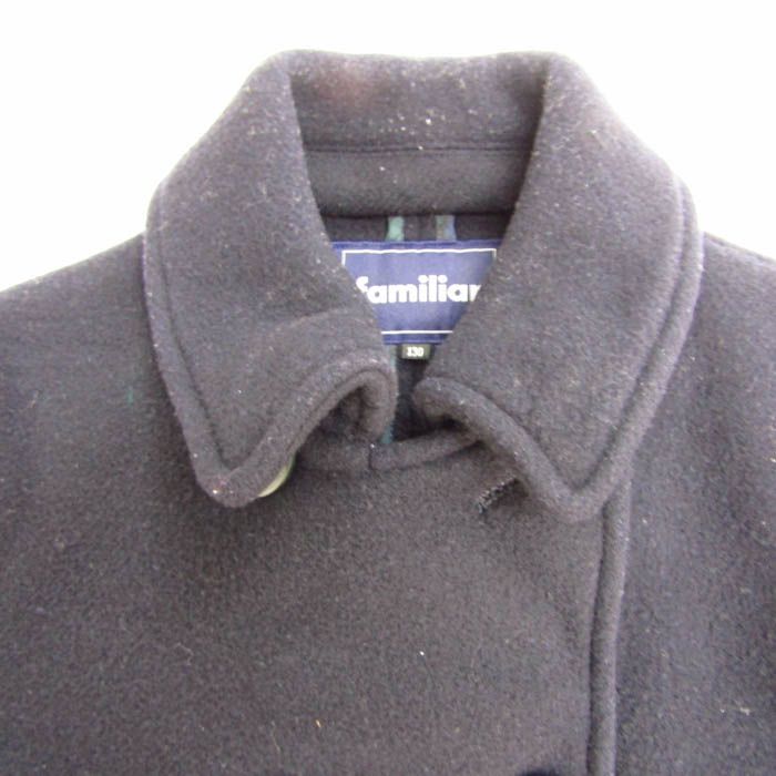 ファミリア　ウールコート　130 235-2]【ファミリア（familiar）】ダッフルコート 130cm