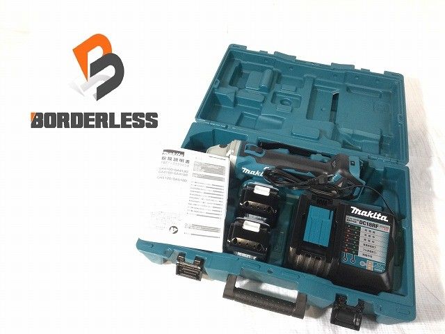 ♥品 makita マキタ 18V 充電式ディスクグラインダー GA412DRGX バッテリー2個 18V6.0Ah 充電器 ケース