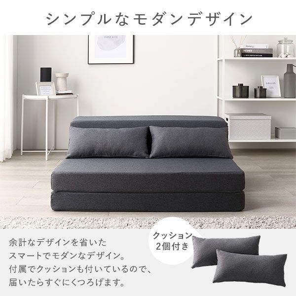 別売り カバー ソファベッド カバー×1 ＋ クッションカバー×2 シングル ダークグレー 洗える ウォッシャブル ソファカバー ソファーカバー ソファベッドカバー ソファーベッドカバー クションカバー 寝具 ソファになる マットレス 4way リビング WWW_KANDAIZUMI_COM
