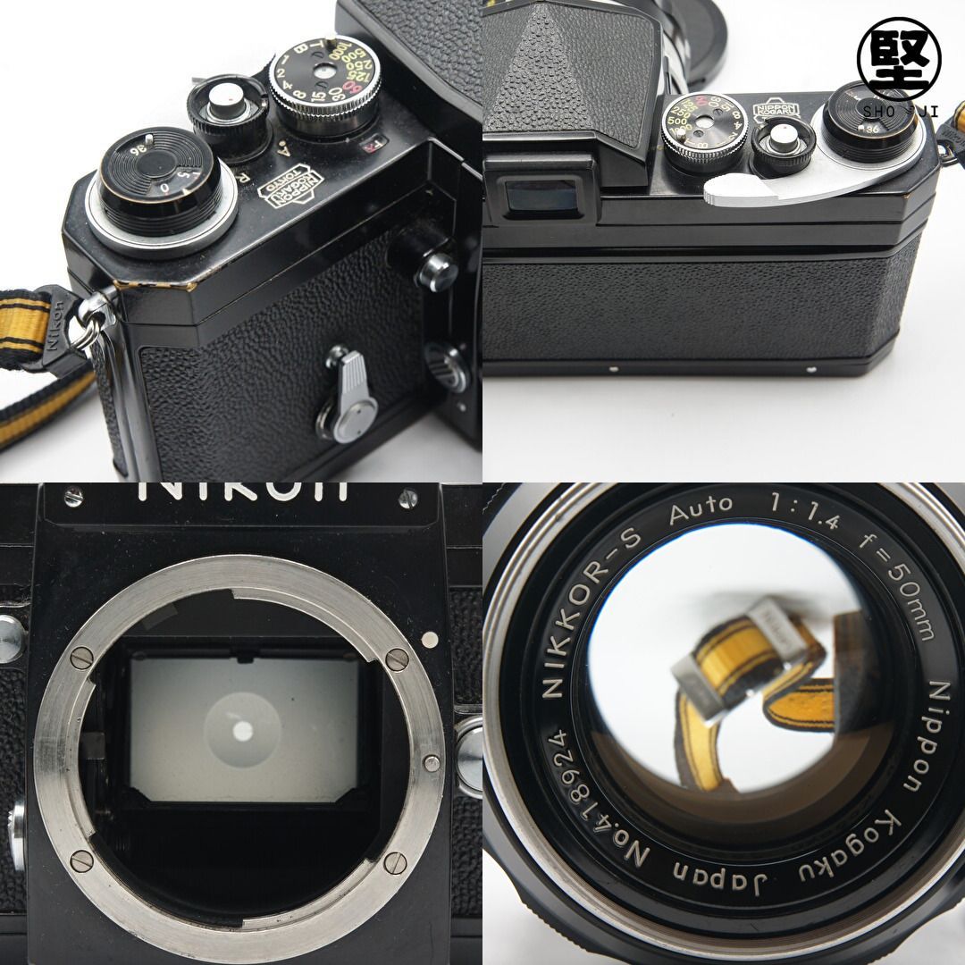 稀少完動品】Nikon F 黒アイレベル 富士山マーク シリアルF670 付属品多数 作例あり - メルカリ