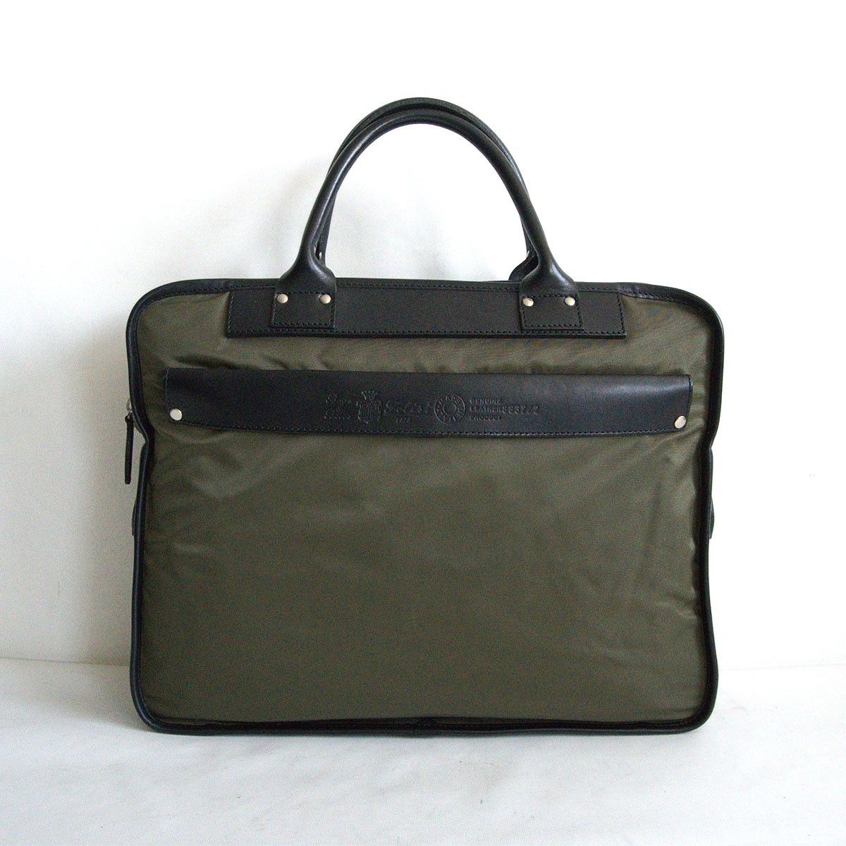 美品】FELISI 【8637/2 DS ブリーフケース】 ナイロン×レザー