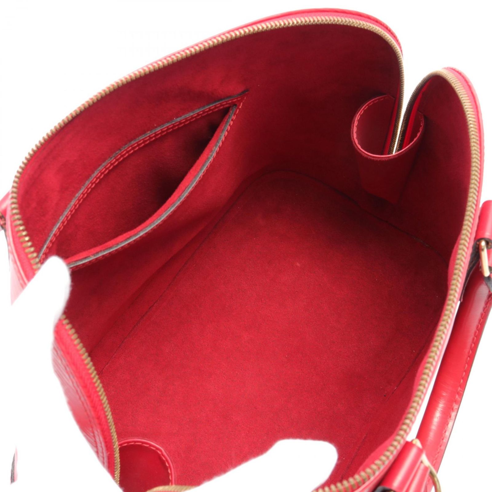 ルイ・ヴィトン アルマ エピ カスティリアンレッド ハンドバッグ  