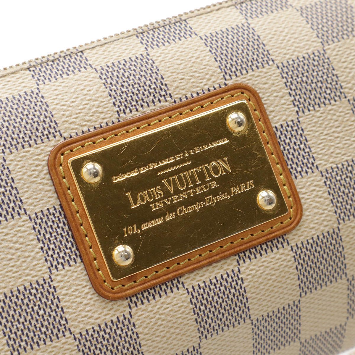 LOUIS VUITTON - 【5fe6470】ルイヴィトン ポーチ ダミエ エヴァ