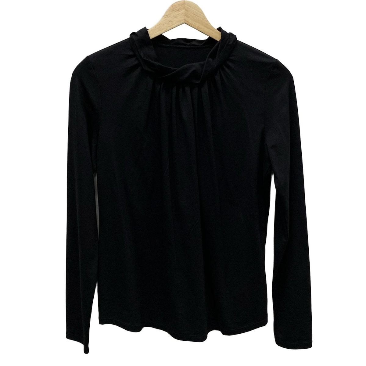 ランバンLANVIN カラフル刺繍ハイネックカットソー 黒38 【レディース】 ランバンLANVIN カラフル刺繍ハイネックカットソー 黒38 | DC