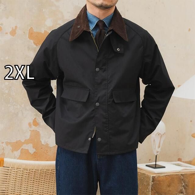 2XL メンズ ファッション 服 男性用 オシャレ シンプル 大人 かっこいい 大きいサイズ ストリート 紳士服 ショート フィッシングジャケット レトロ ハンティング ジャケット 防水 ジャケット