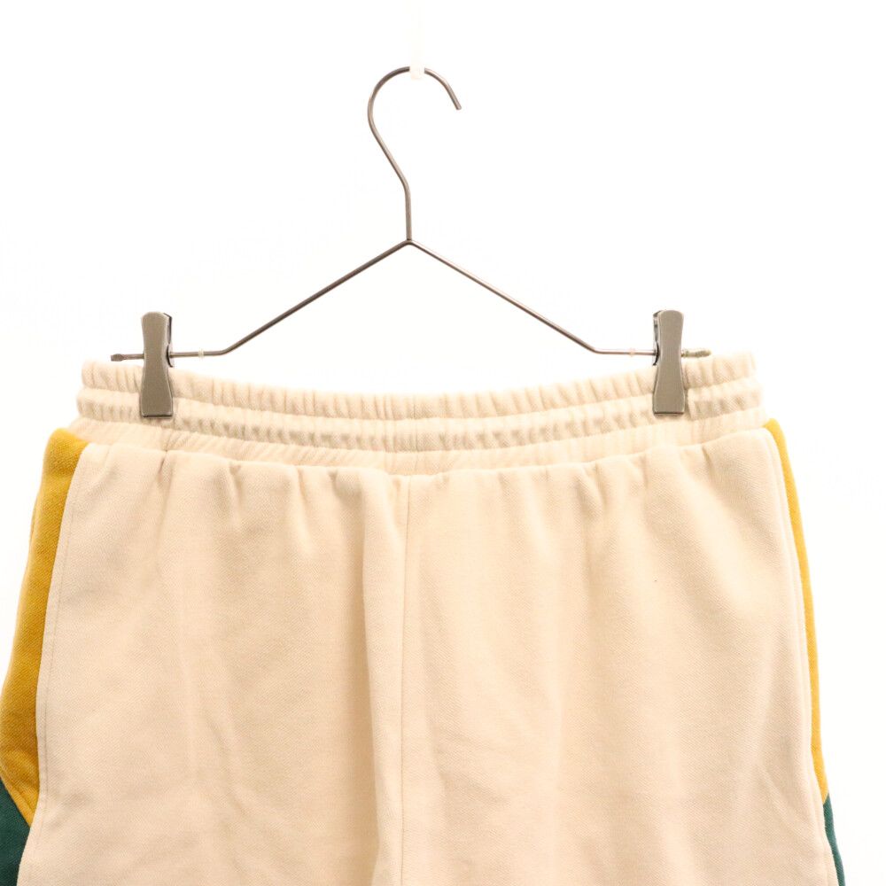 RHUDE (ルード) ドローストリング スウェットハーフパンツ アイボリー